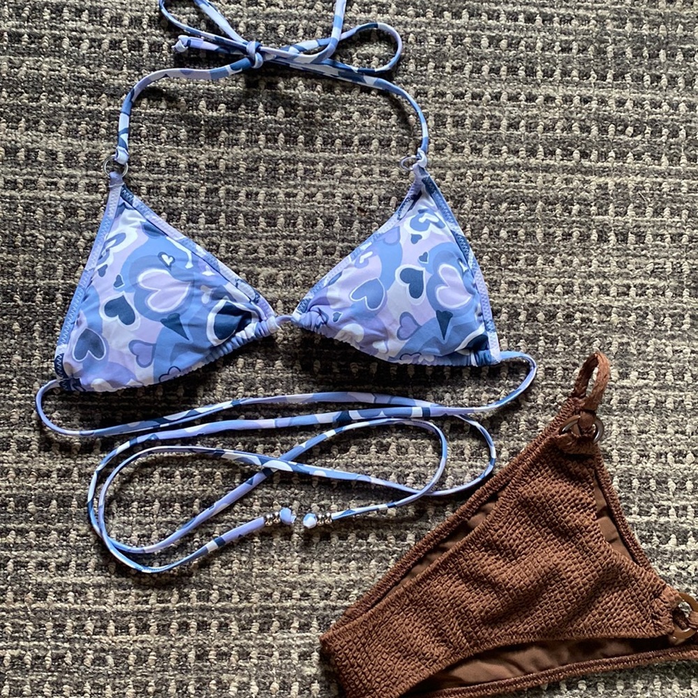 BRAND NEW LA Hearts Pacsun swim top and bottom